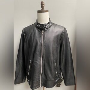 Levi’s Men’s Faux Leather Moto Jacket in XXL